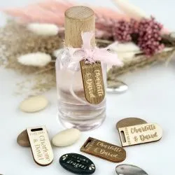 Petite Étiquette Ovaline - Bois