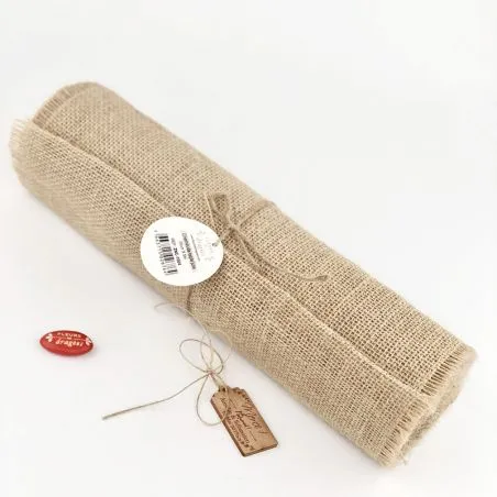 Chemin de table toile de jute Pas cher - Arrivage