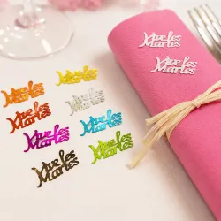 Confettis de table " Vive les maries "