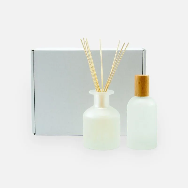 Coffret Cadeau Parrain Marraine avec Diffuseur de Parfum et Spray d'Ambiance 100 ml