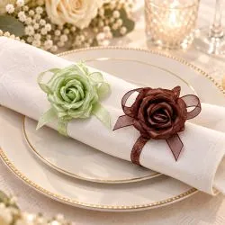 Rose autocollante X6
