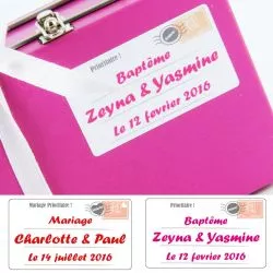 Etiquettes dragées autocollante sticker - Enveloppe
