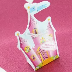 Boîte dragée chateau princesse X10