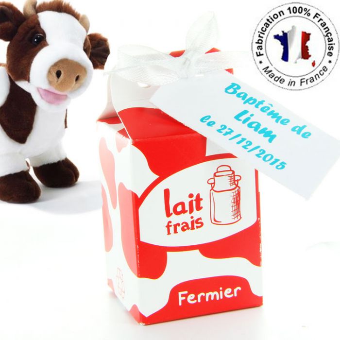 Boîte dragée carton Lait X10 - Made in France