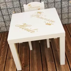 Table enfant personnalisée - Princesse