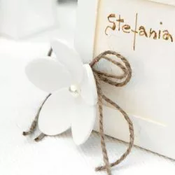 Fleurs déco perlée PVC