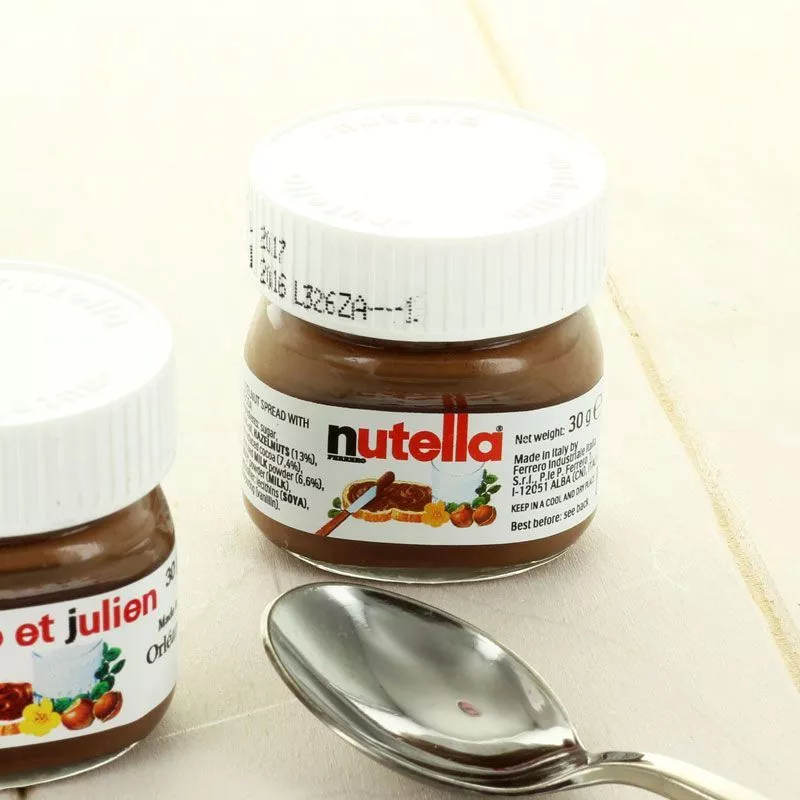 Nutella Mini pot d'échantillon 25 g : : Épicerie et Cuisine  gastronomique