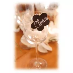 Marque Place Ardoise Fleur X6
