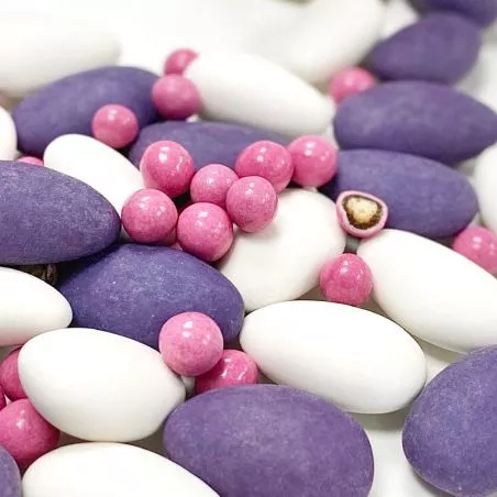 Perles chocolat - Fushia Perles chocolat - Fushia