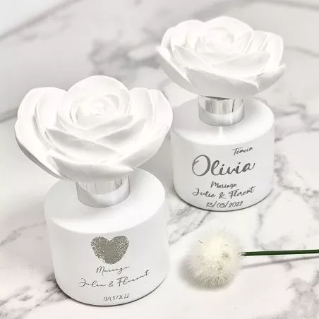 Coffret cadeau Diffuseur parfum Personnalisé - Rose
