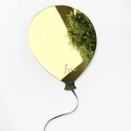 Miroir acrylique forme ballon - Personnalisé
