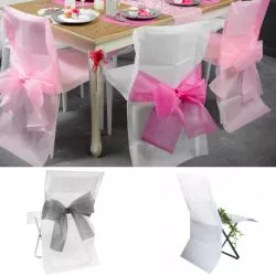Papillon deco mariage en papier Blanc, deco table mariage - Badaboum