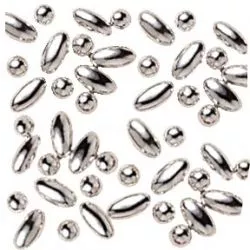 Assortiments de perles Argentées 