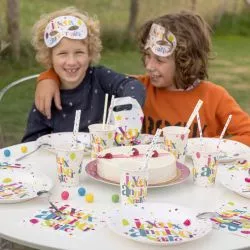 Kit Déco anniversaire Happy Birthday OR 60 pièces - Vaisselle Jetable pas  cher 