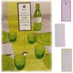 Menu contour irisé avec enveloppes X10