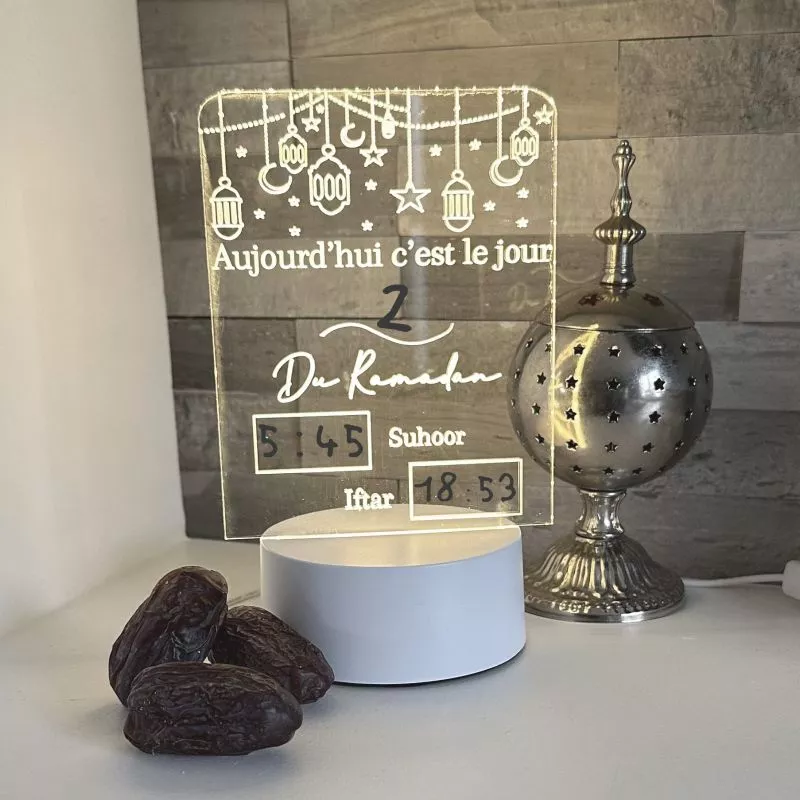 Lampe led Ramadan - Calendrier