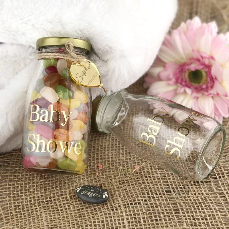 Contenant candy bar baby shower