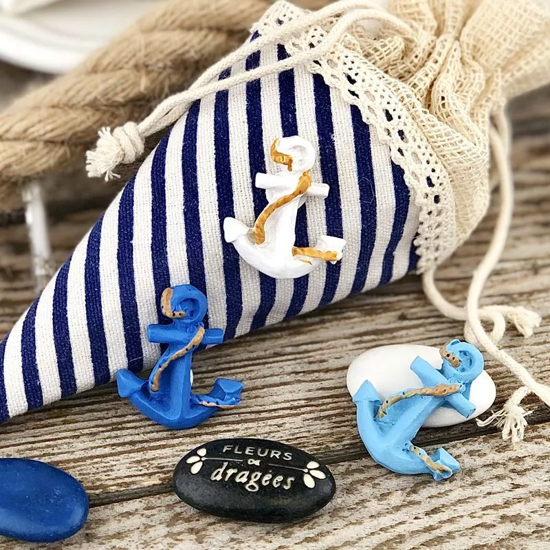 Rond De Serviette Coquillage Et Nacre (lot De 12