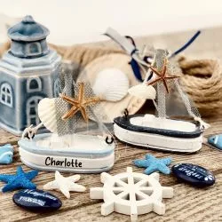 Petit bateau déco cadeau d'invité